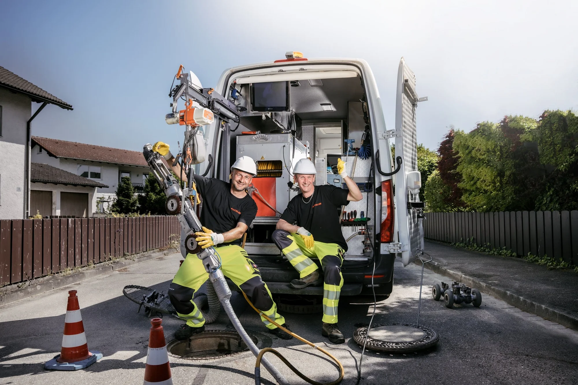 TV Kanaluntersuchung mit moderner Kameratechnik